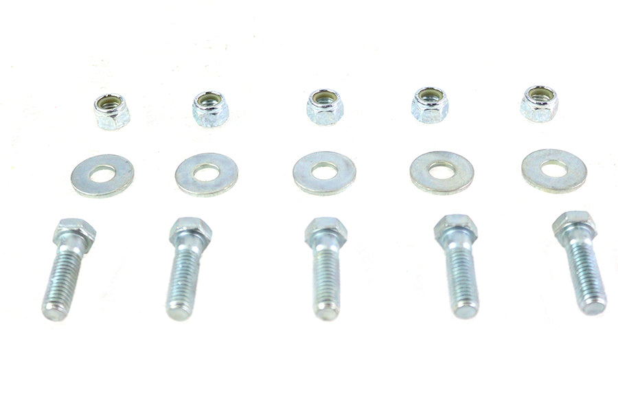 Colony Zinc Plated Rear Sprocket Hardware Kit for Harley Davidson XL Models by Colony