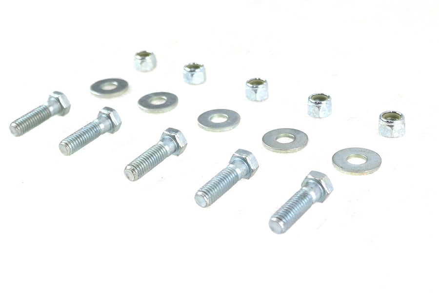 Colony Zinc Plated Rear Sprocket Hardware Kit for Harley Davidson XL Models by Colony