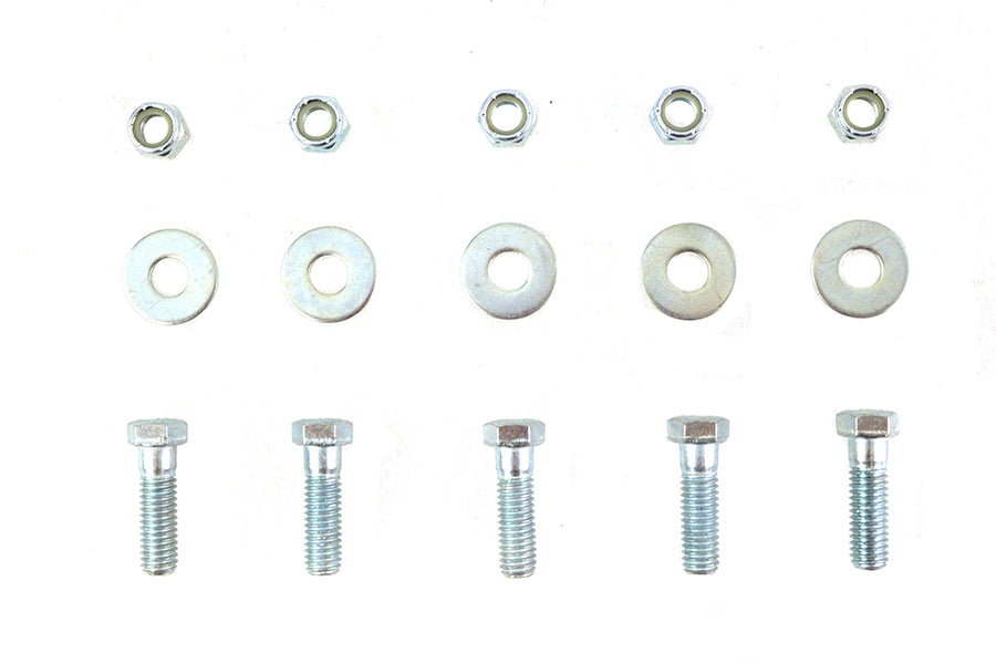 Colony Zinc Plated Rear Sprocket Hardware Kit for Harley Davidson XL Models by Colony