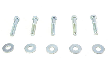Colony Zinc Plated Rear Sprocket Hardware Kit for Harley Davidson FLST and FXST Models by Colony