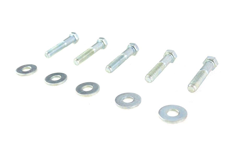 Colony Zinc Plated Rear Sprocket Hardware Kit for Harley Davidson FLST and FXST Models by Colony