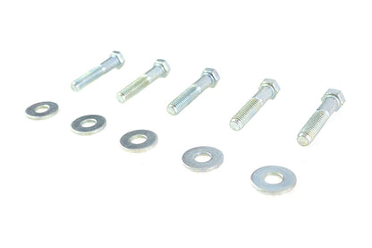 Colony Zinc Plated Rear Sprocket Hardware Kit for Harley Davidson FLST and FXST Models by Colony