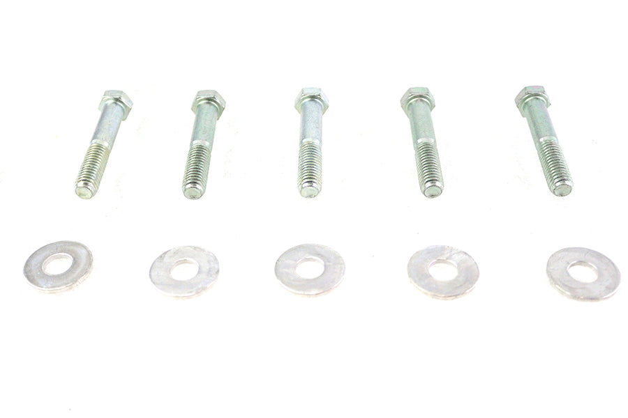 Colony Zinc Plated Rear Sprocket Hardware Kit for Harley Davidson FXD (2006-2015) by Colony