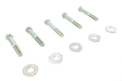 Colony Zinc Plated Rear Sprocket Hardware Kit for Harley Davidson FXD (2006-2015) by Colony