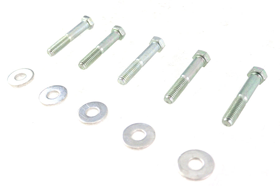 Colony Zinc Plated Rear Sprocket Hardware Kit for Harley Davidson FXD (2006-2015) by Colony