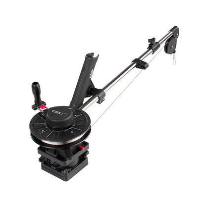 Scotty No. 1091 Telescoping 60-Inch Longarm Downrigger Combo Pack with Swivel Pedestal Mount by Scotty