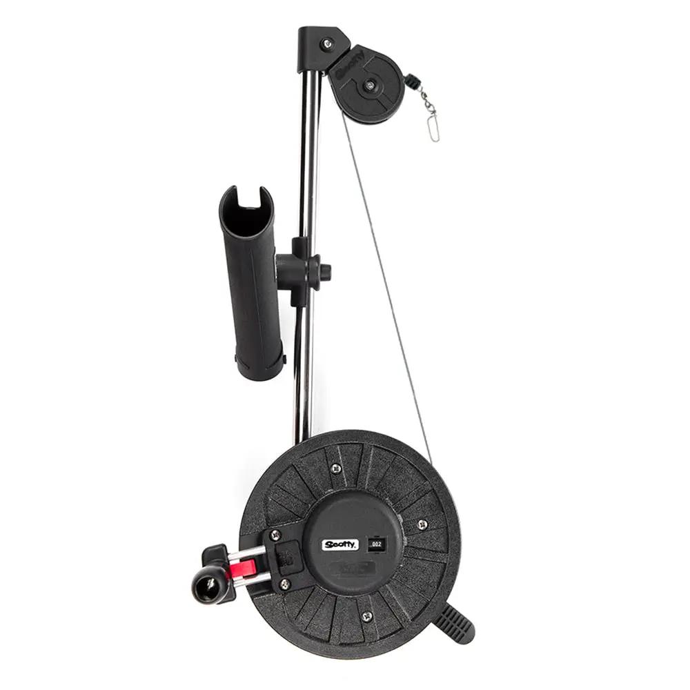 Scotty No. 1091 Telescoping 60-Inch Longarm Downrigger Combo Pack with Swivel Pedestal Mount by Scotty