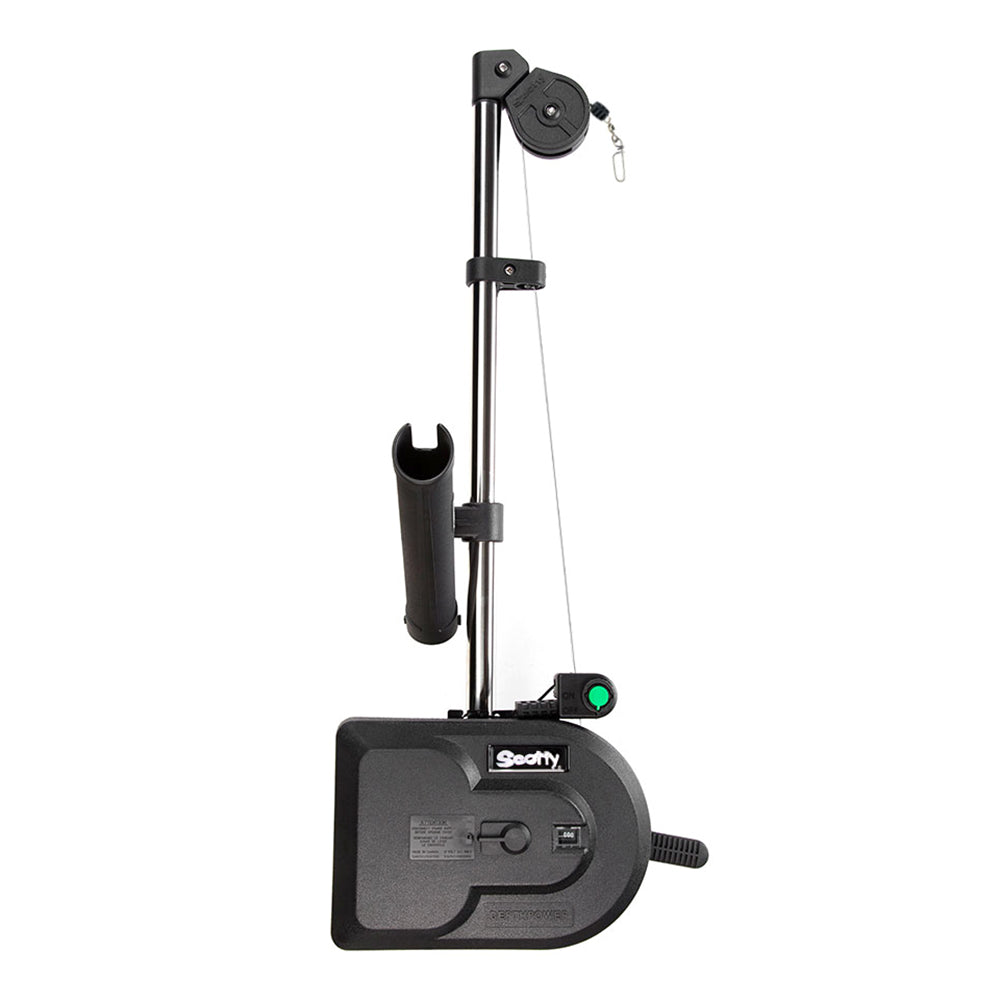 Scotty 1101 Depthpower Electric Downrigger with Rod Holder and Swivel Base