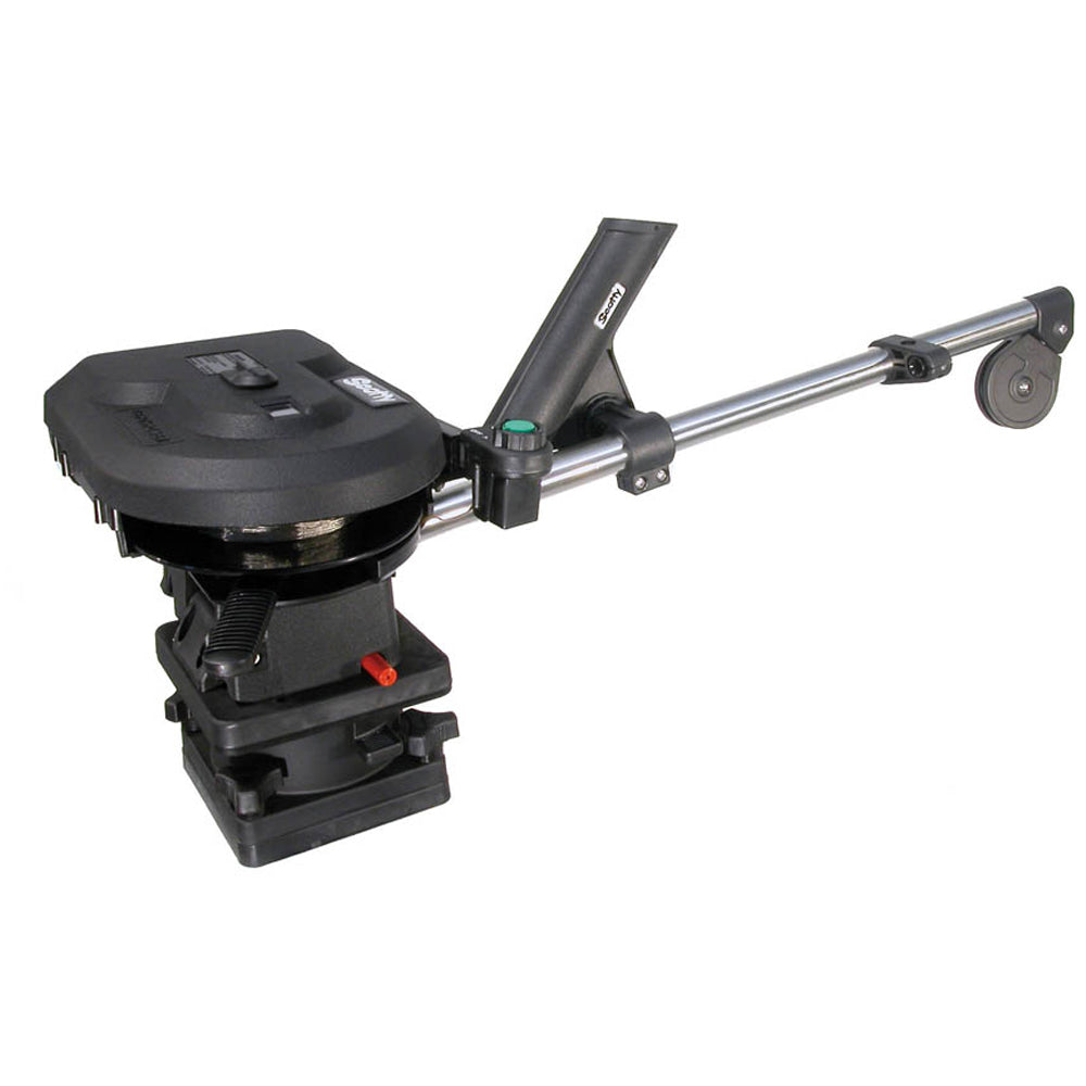 Scotty 1101 Depthpower Electric Downrigger with Rod Holder and Swivel Base