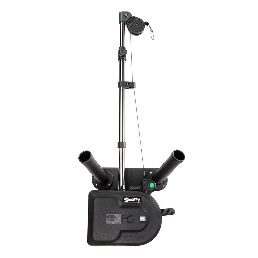 Scotty 1116 Propack Depthpower Electric Downrigger with Dual Rod Holders and Swivel Mount
