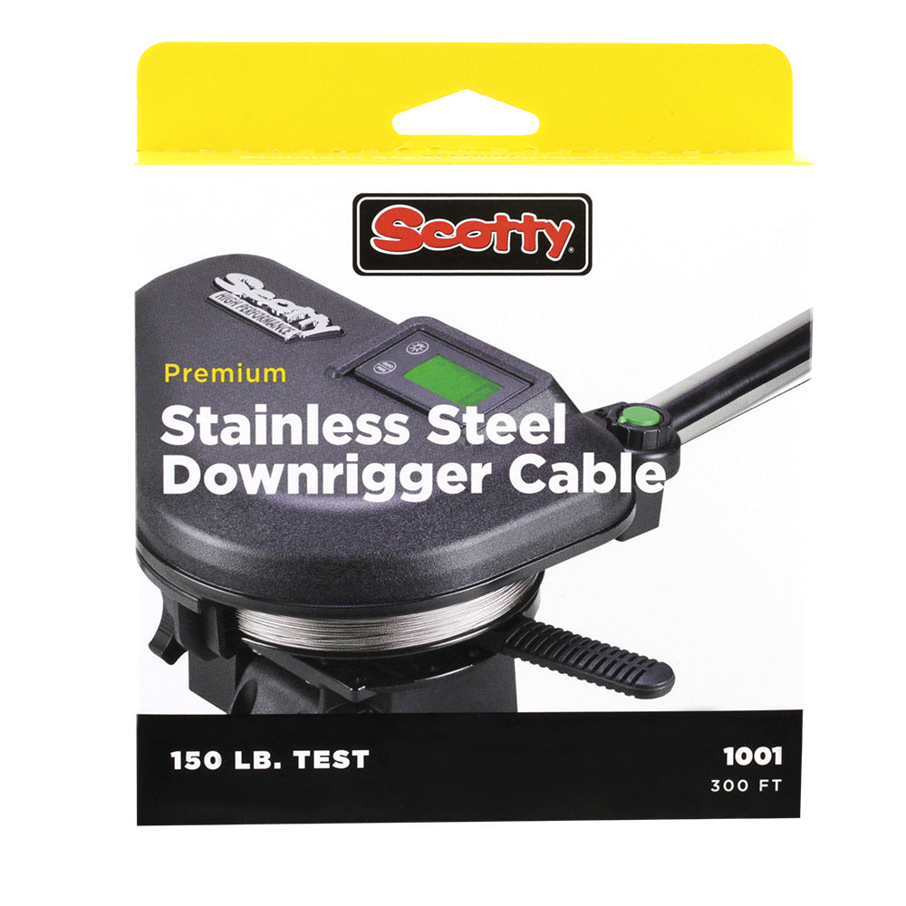 Scotty 200 ft Premium Stainless Steel Replacement Downrigger Cable (Part Number 1000K)