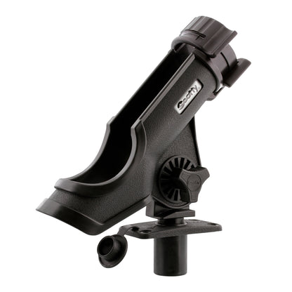 Scotty Power Lock Rod Holder with Flush Deck Mount - Black, Model 231-BK