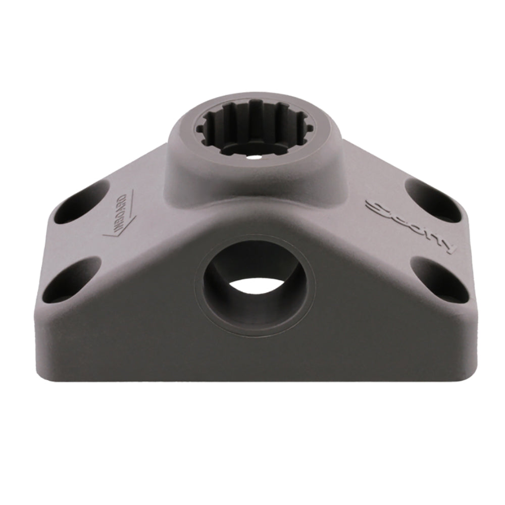 Scotty 241 Combination Side or Deck Mount - Grey for All Scotty Post Mount Rod Holders