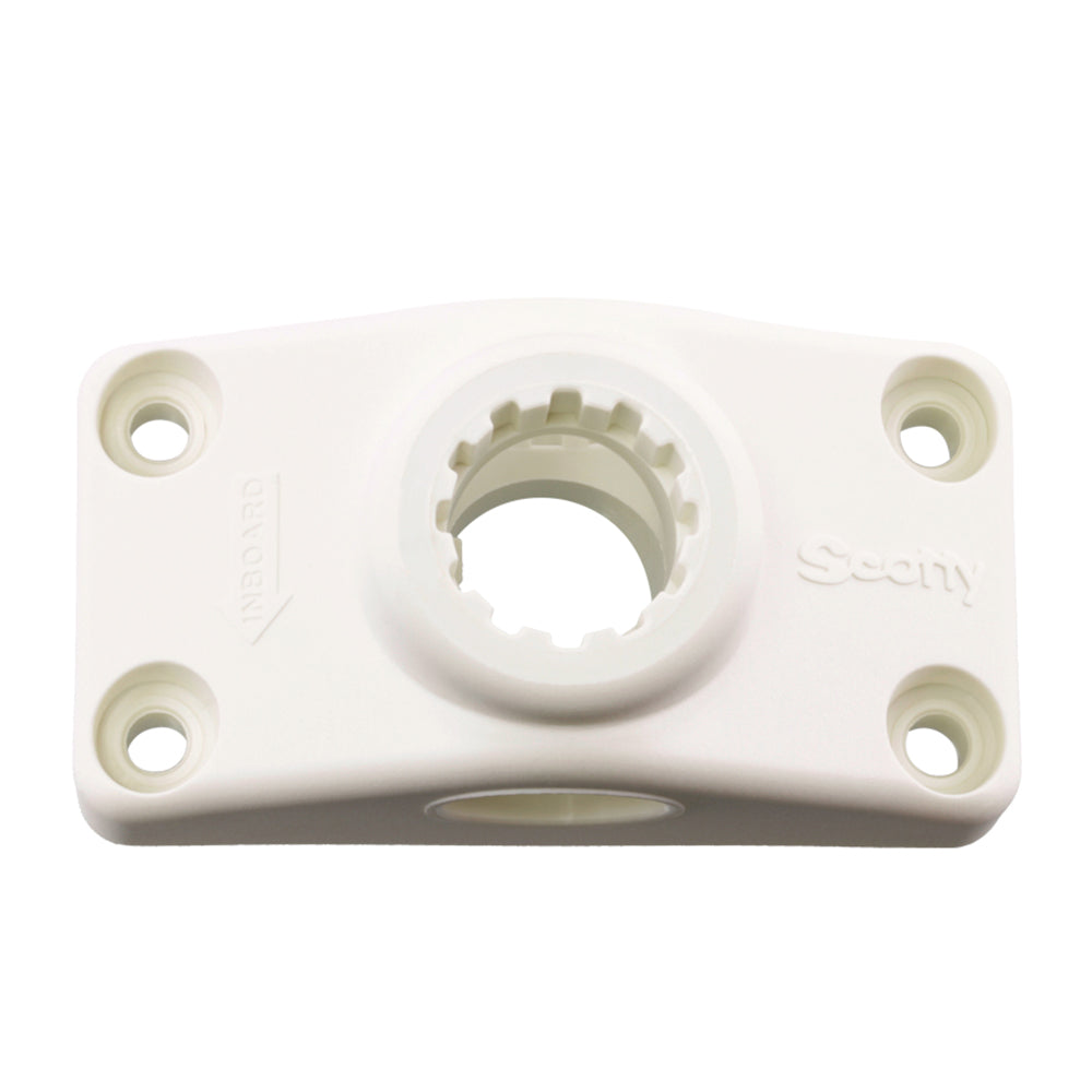 Scotty 241 Combination Side or Deck Mount - White for All Scotty Post Mount Rod Holders
