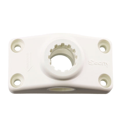 Scotty 241 Combination Side or Deck Mount - White for All Scotty Post Mount Rod Holders