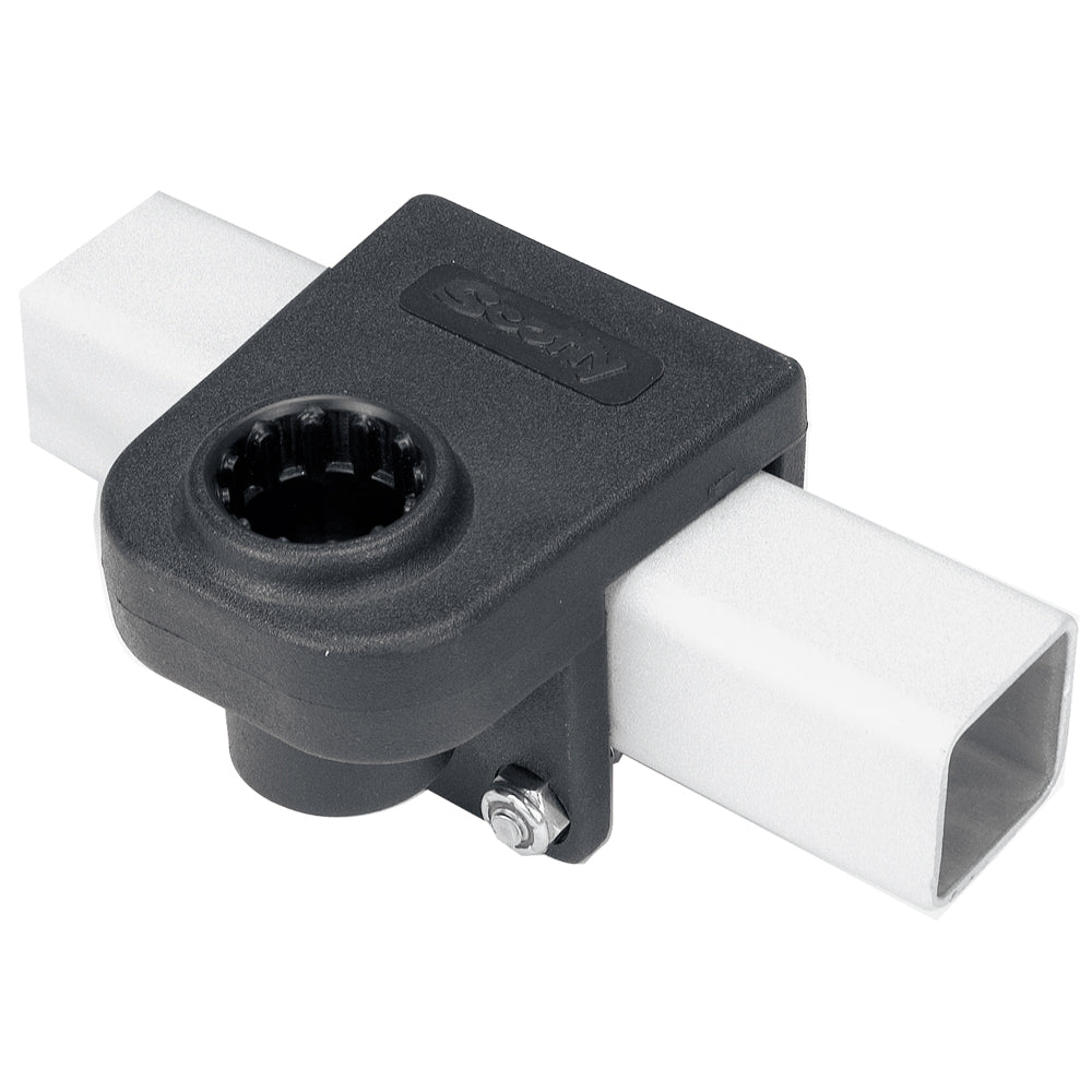 Scotty 1 1/4 inch Square Rail Mount - Versatile Boat Rail Mounting Solution