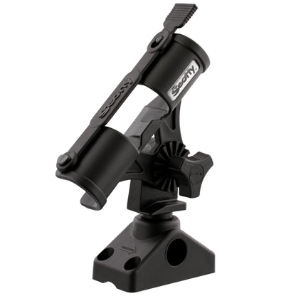 Scotty Fly Rod Holder with 241 Side/Deck Mount for Hands-Free Trolling