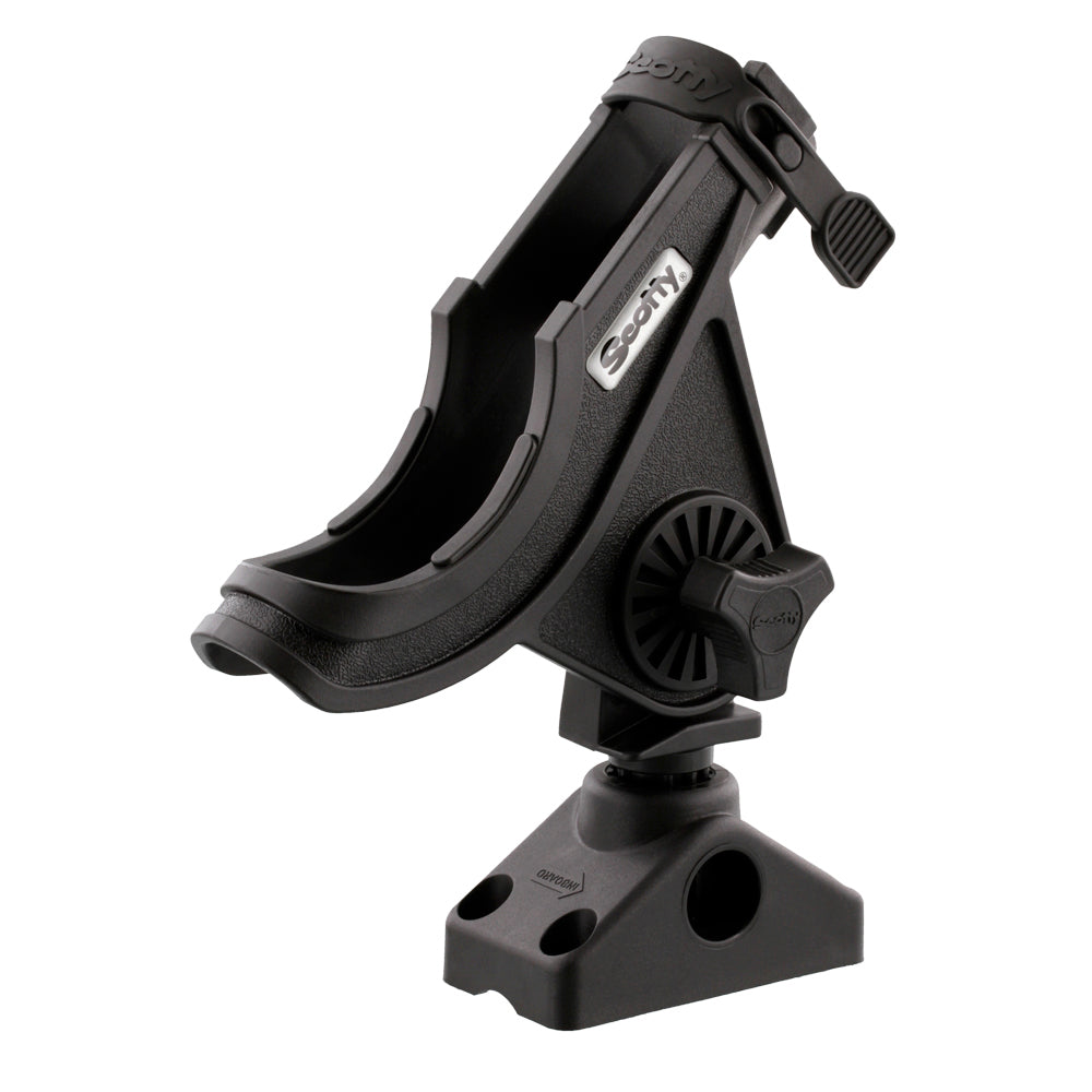 Scotty 280 Bait Caster and Spinning Rod Holder with No. 241 Mount - Black