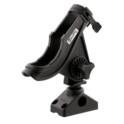 Scotty 280 Bait Caster and Spinning Rod Holder with No. 241 Mount - Black