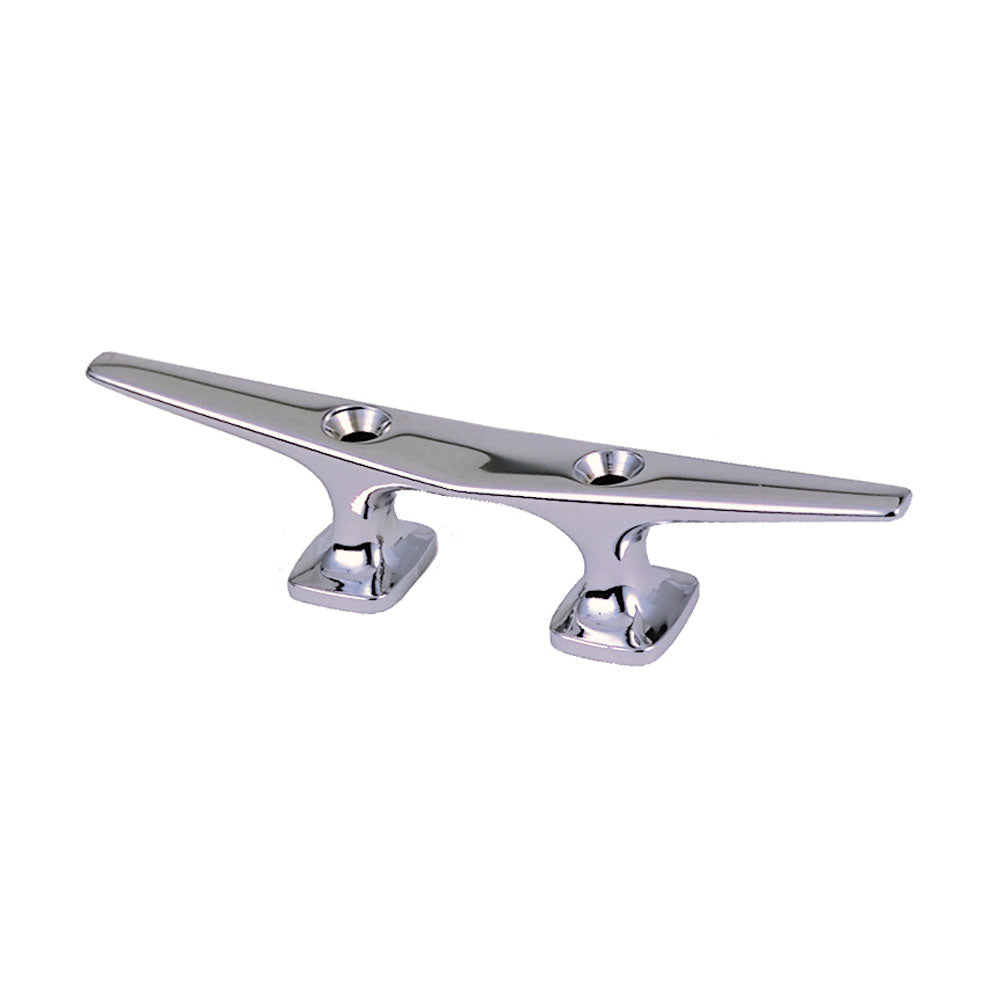 Perko 6.5-inch Open Base Cleat - Chrome Plated Zinc, Part #1252DP0CHR