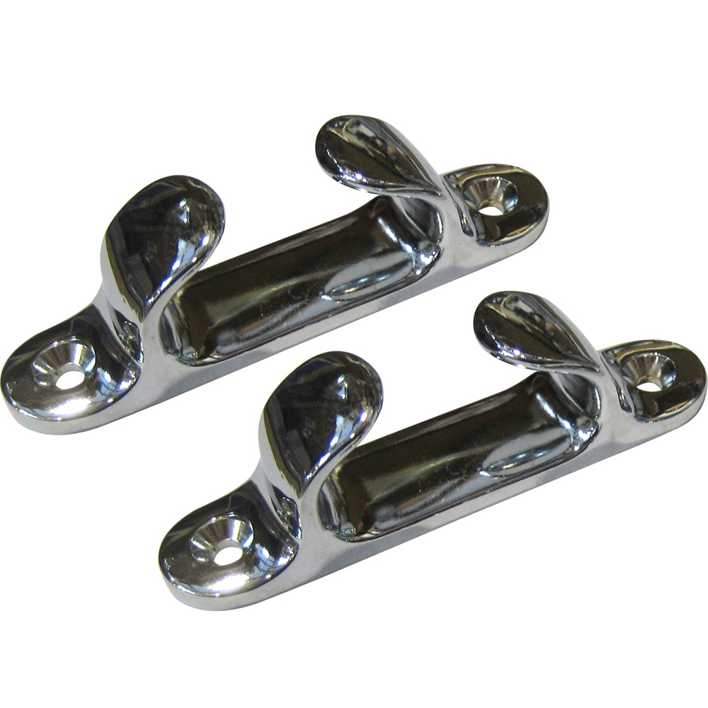 Perko 4-Inch Straight Chock with Chrome Plated Zinc Finish - Part 1230DP0CHR