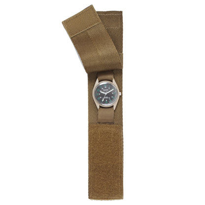 Rothco Commando Watchband Black – Durable Nylon Outdoor Watch Strap with Glare Reduction