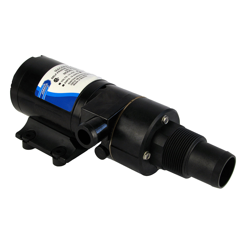Jabsco 18590-2094 Self-Priming Sealed Macerator Pump 24V for Marine Waste and Livewell Evacuation