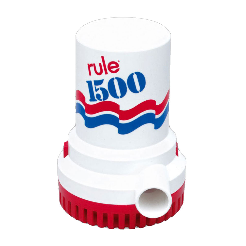 Rule 1500 GPH Non-Automatic 24V Bilge Pump with 1-1/8 inch Discharge Outlet