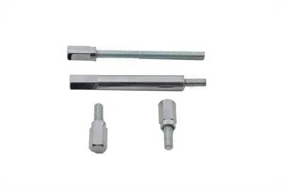 V-Twin Shorty Float Bowl Screw Set Chrome - 4 Piece Kit for Harley Davidson by V-Twin