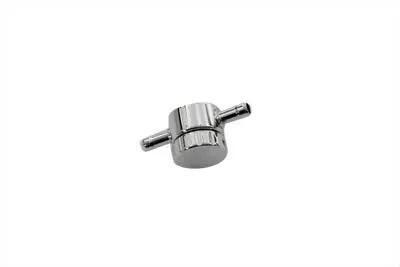 Pingel Inline Petcock Chrome Part Number 9040-CR-K for Easy Fuel Line Connection by Pingel