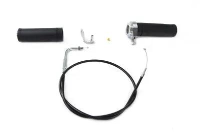 V-Twin Keihin Handlebar Throttle and Cable Assembly for Harley Davidson FL and FX Models by V-Twin