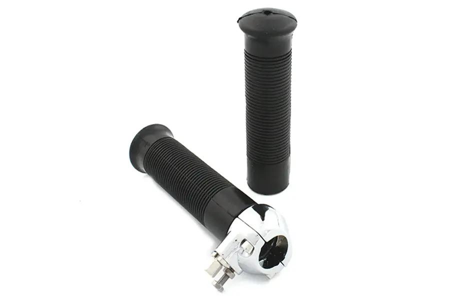 V-Twin 12-0912 1 Inch Twist Grip Assembly Chrome for Harley Davidson Motorcycles by V-Twin