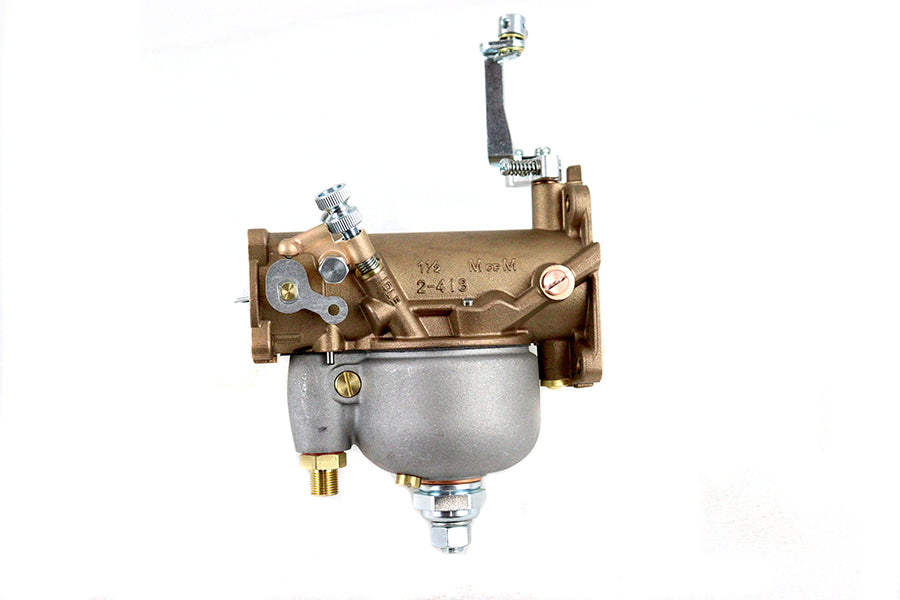 Motorshop Replica Linkert M74 Carburetor Assembly with Throttle Arm, Part 35-0082