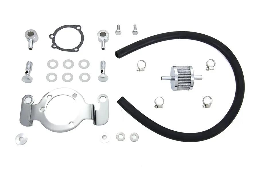 Sifton Crankcase Breather and Bracket Kit for Harley Davidson FXST (1993-2002) by Sifton
