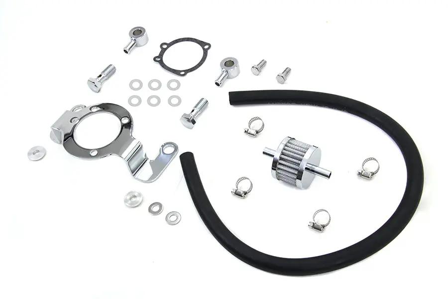 Sifton Crankcase Breather and Bracket Kit for Harley Davidson FXST (1993-2002) by Sifton