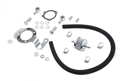 Sifton Crankcase Breather and Bracket Kit for Harley Davidson FXST (1993-2002) by Sifton