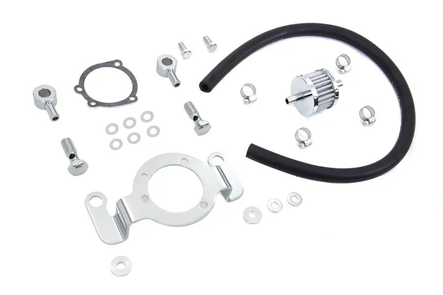 Sifton Crankcase Breather and Bracket Kit for Harley Davidson FXST (1993-2002) by Sifton