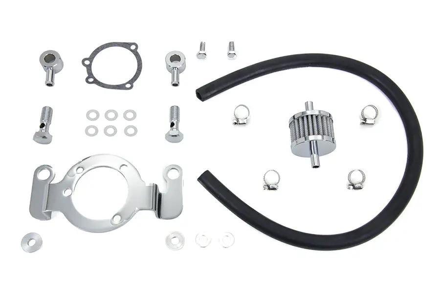 Sifton Crankcase Breather and Bracket Kit for Harley Davidson FXST (1993-2002) by Sifton