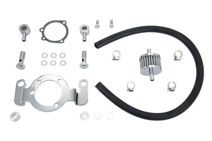 Sifton Crankcase Breather and Bracket Kit for Harley Davidson FXST (1993-2002) by Sifton