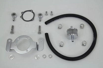 V-Twin Crankcase Breather and Bracket Kit for Harley Davidson FXST (1999-2008) by V-Twin