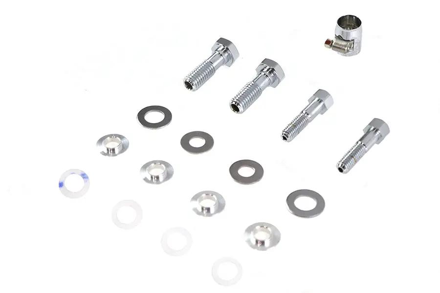V-Twin Breather Bolt Set for Harley Davidson FXST Models - Part Number 35-0320-C by V-Twin