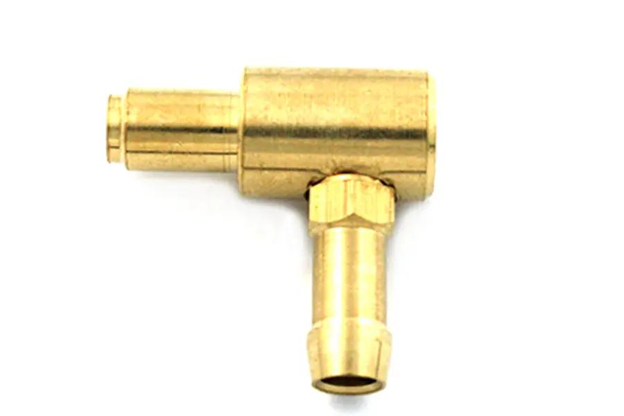 V-Twin High Flow Fuel Inlet Brass for Harley Davidson FL and FX Models (Part #751509) by V-Twin