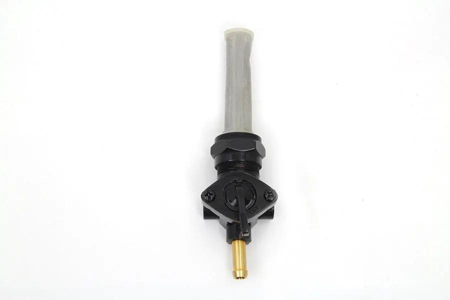 Sifton Black Petcock with Straight Outlet and Nut for Harley Davidson FL (1975-1984) by Sifton