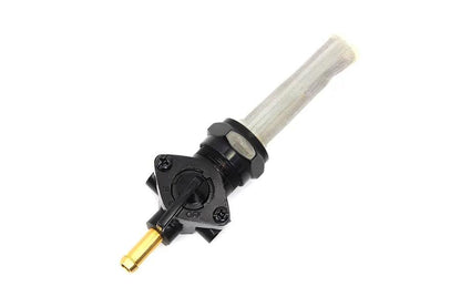 Sifton Black Petcock with Straight Outlet and Nut for Harley Davidson FL (1975-1984) by Sifton
