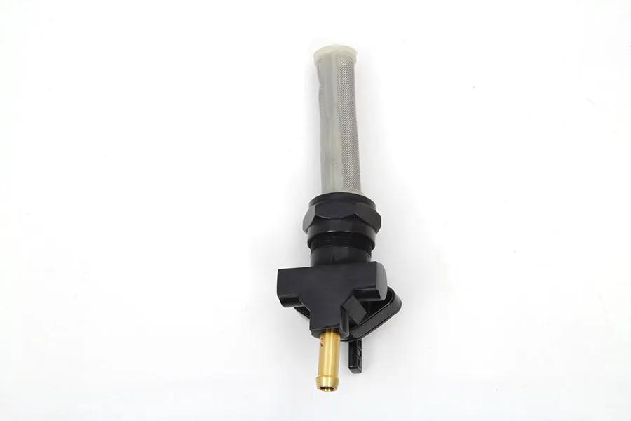 Sifton Black Petcock with Straight Outlet and Nut for Harley Davidson FL (1975-1984) by Sifton