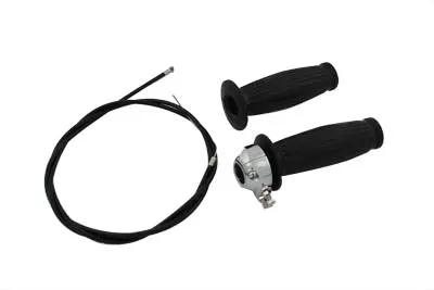 V-Twin Handlebar Throttle Assembly with 1/4 Inch Nut Inner Diameter - Part H17-0587 by V-Twin