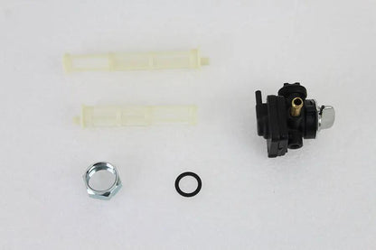 V-Twin Vacuum Petcock Fuel Valve for Harley Davidson FXST & FLST Models - Black by V-Twin