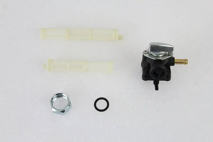 V-Twin Vacuum Petcock Fuel Valve for Harley Davidson FXST & FLST Models - Black by V-Twin