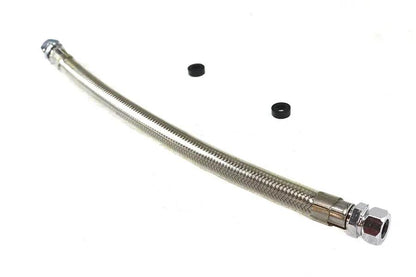 V-Twin Braided Steel Crossover Fuel Line with Chrome Ends for Harley Davidson FXST by V-Twin
