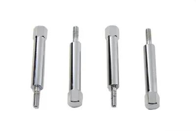 V-Twin Chrome CV Carburetor Float Bowl Speed Screw Set for Mikuni and OKO/CV 42mm-48mm by V-Twin